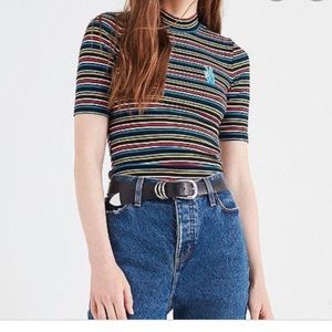 Stripped peace sign urban outfitters shirt